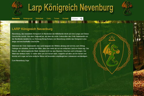 Webpräsenz des LARP Hintergrund Königreich Nevenburg Webpräsenz des LARP Hintergrund Königreich Nevenburg