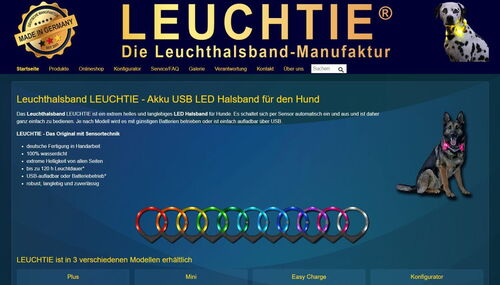 Led Leuchthalsband LEUCHTIE Onlineshop Led Leuchthalsband LEUCHTIE Onlineshop