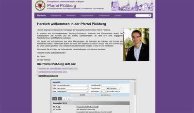 Webpräsenz der evangelischen Pfarrei Plößberg